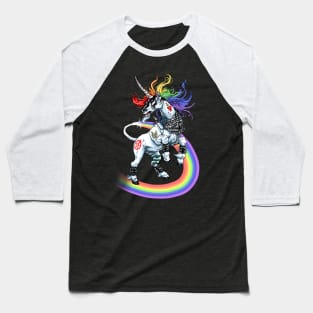 Powercornus, the Rainbow of Doom Baseball T-Shirt